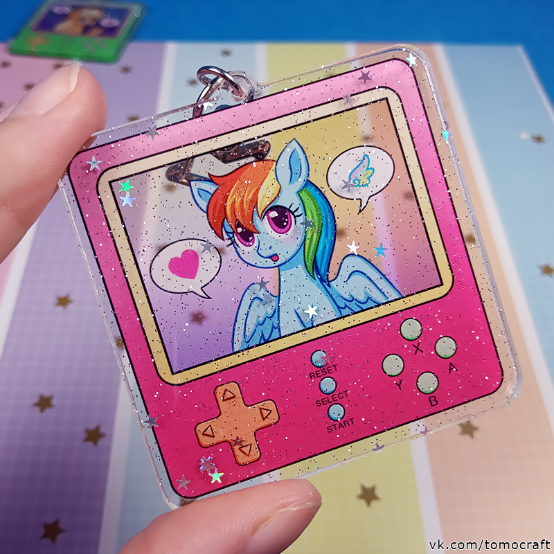 Акриловые брелки My Little Pony